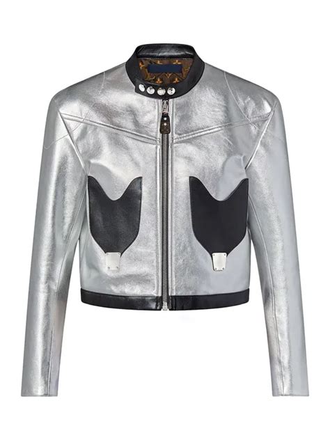 louis vuitton silver jacket.